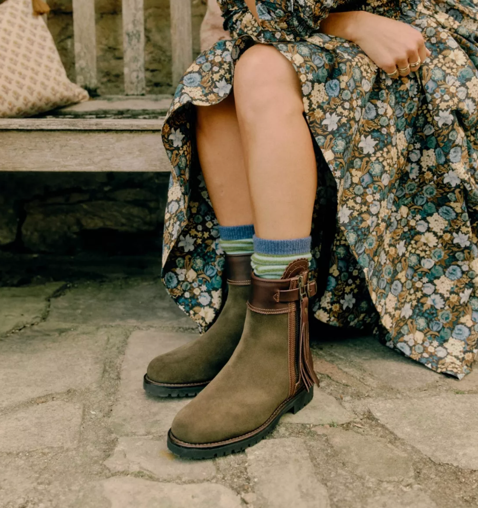 Penelope Chilvers Inclement Cropped Tassel Boot