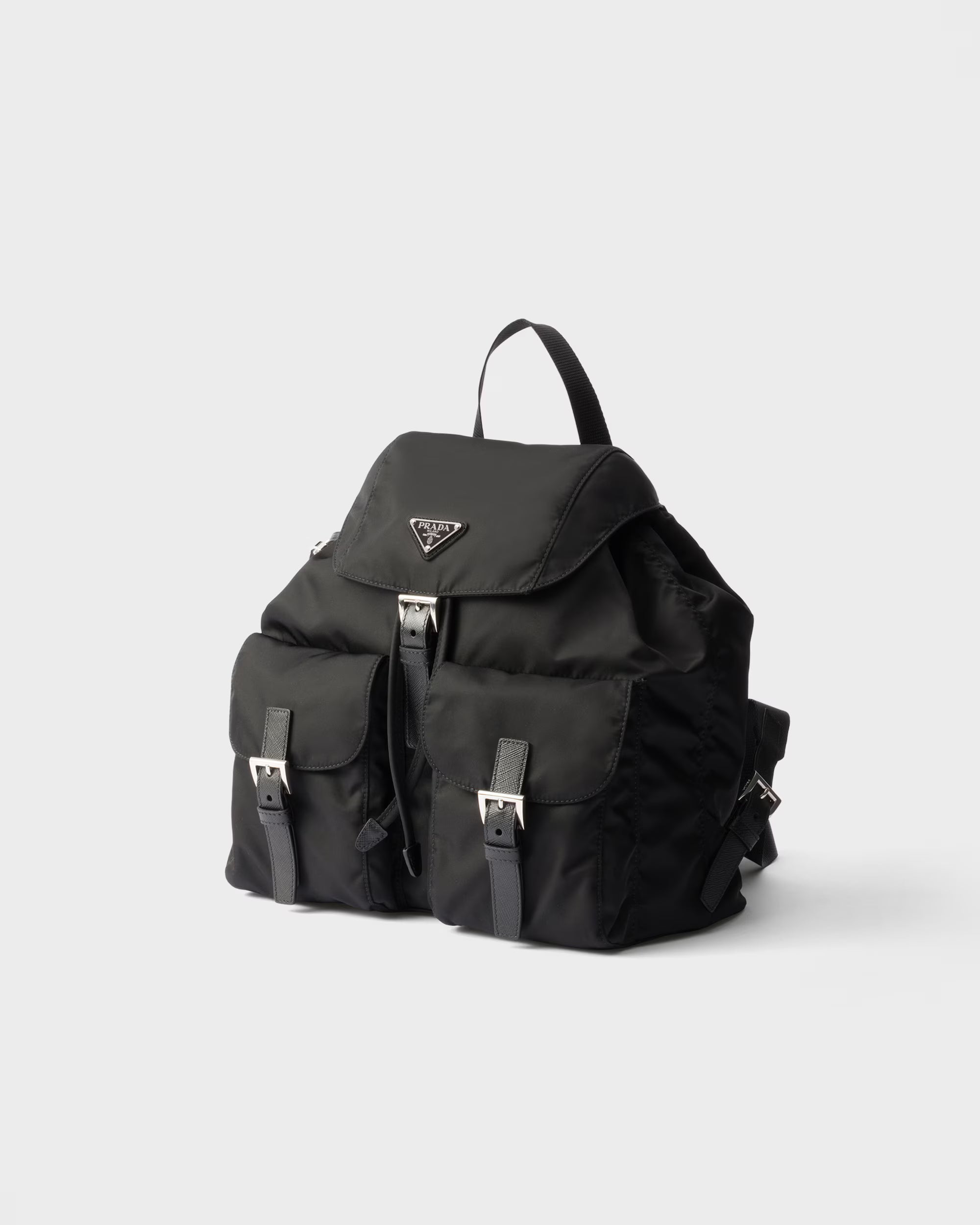 Prada Medium Re-Nylon Backpack With Pouch