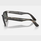 Ray-Ban Original Bio-Acetate Wayfarer in Polished Striped Grey