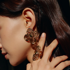 Retro Chic Eternal Spiral Earrings