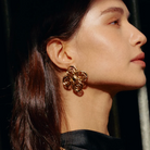 Retro Chic Eternal Spiral Earrings