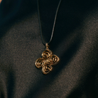 Retro Chic Eternal Spiral Pendant Necklace
