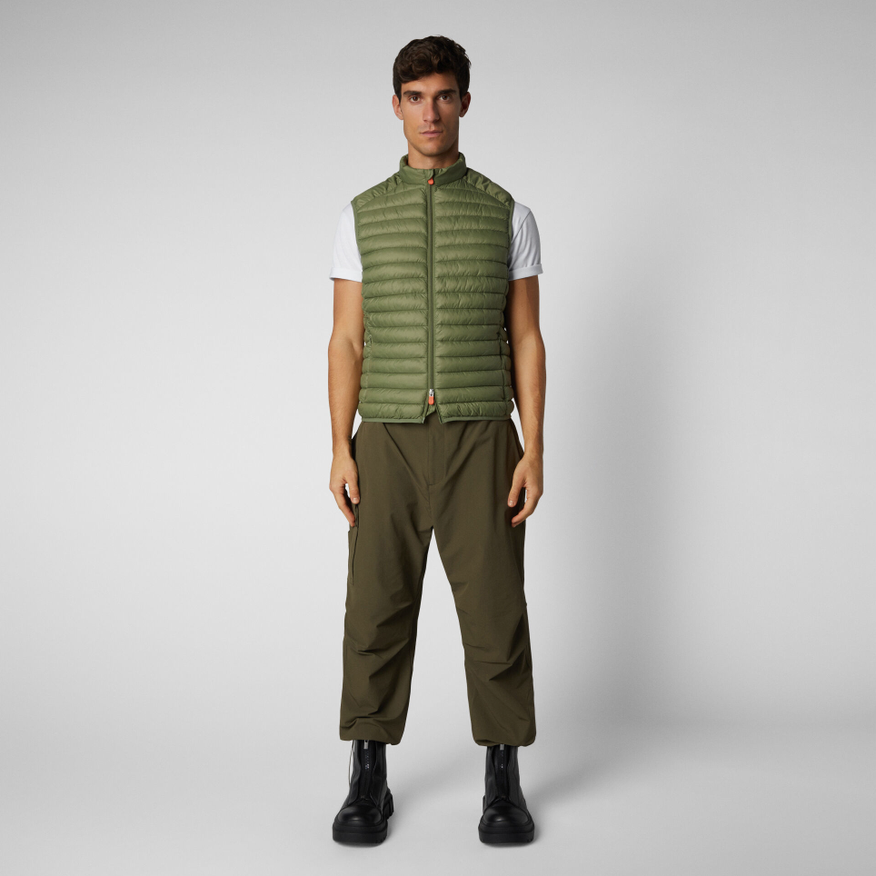 Save The Duck Adamus gilet in Cactus Green