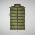 Save The Duck Adamus gilet in Cactus Green