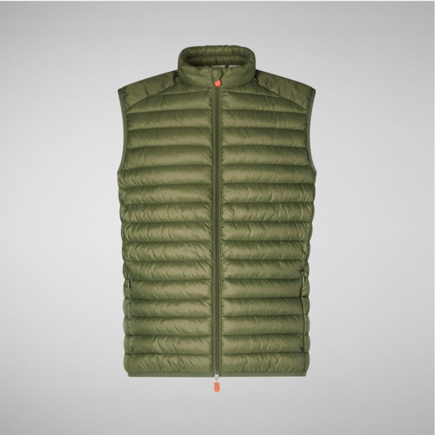 Save The Duck Adamus gilet in Cactus Green