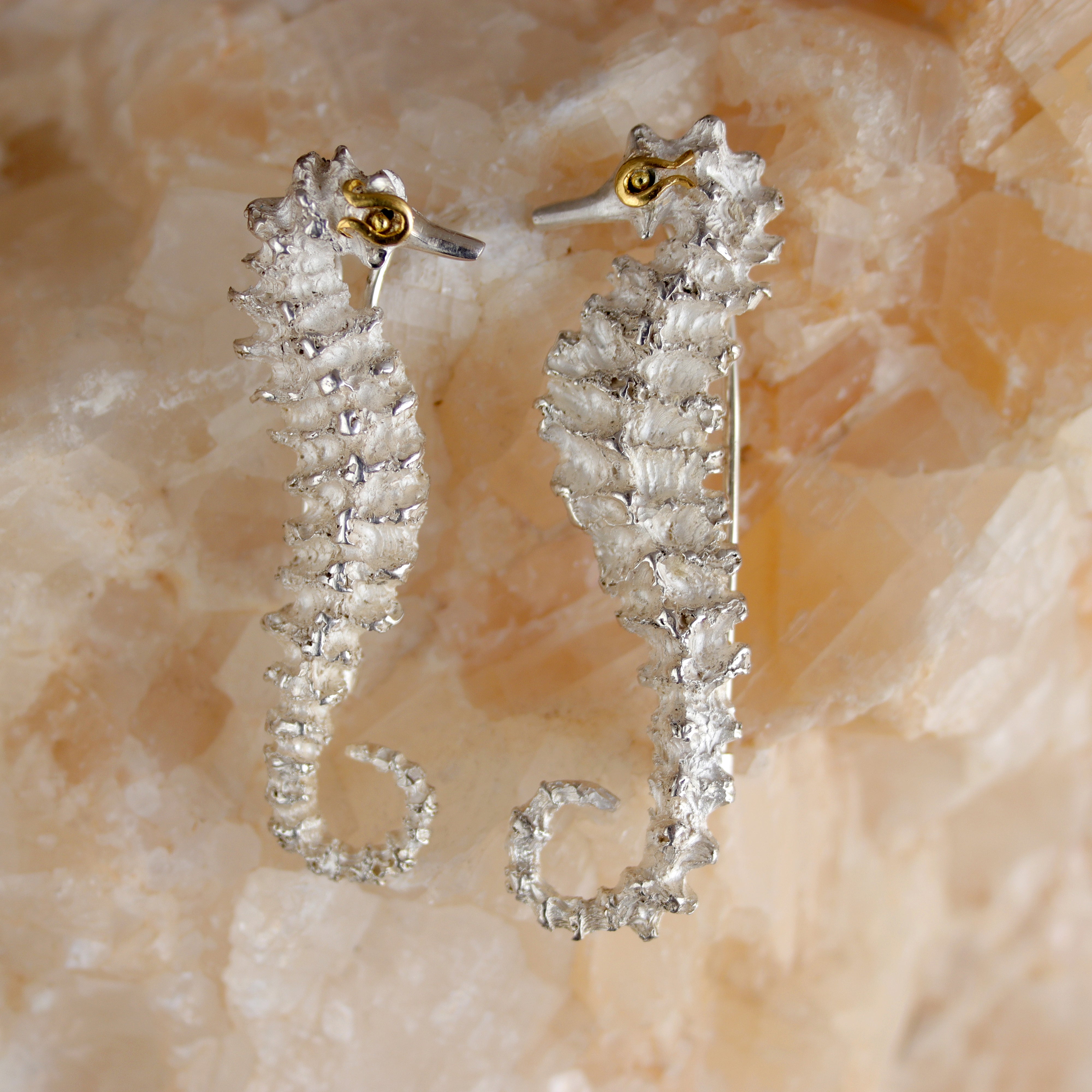 Sol Billeke The Lovers Seahorse Brooch