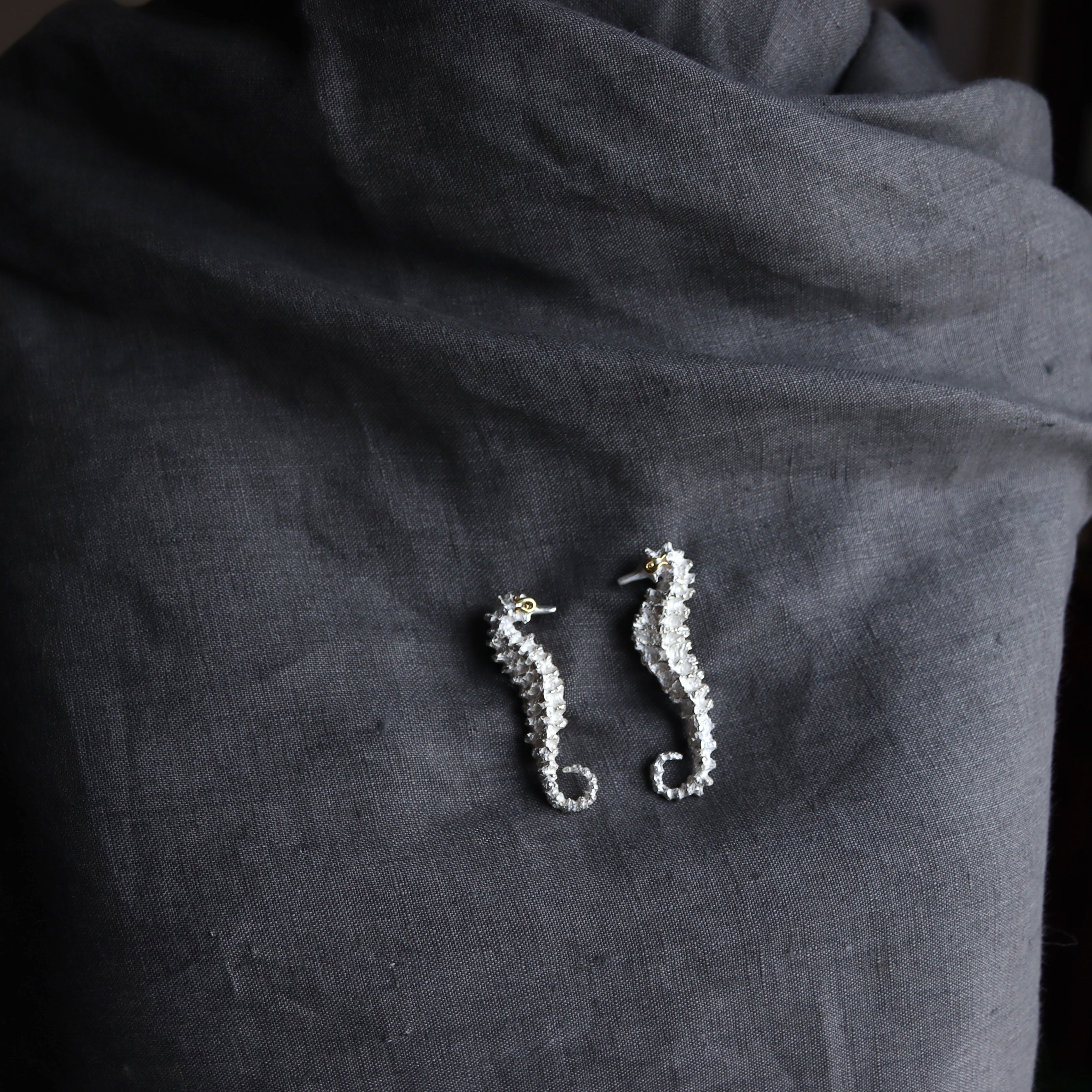 Sol Billeke The Lovers Seahorse Brooch