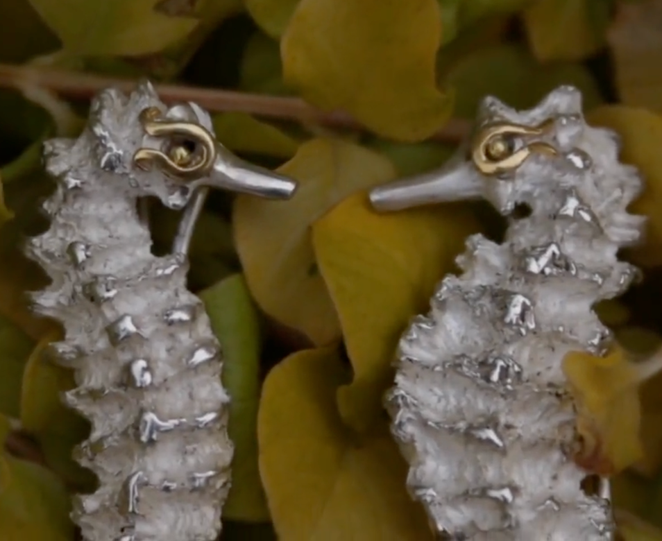 Sol Billeke The Lovers Seahorse Brooch