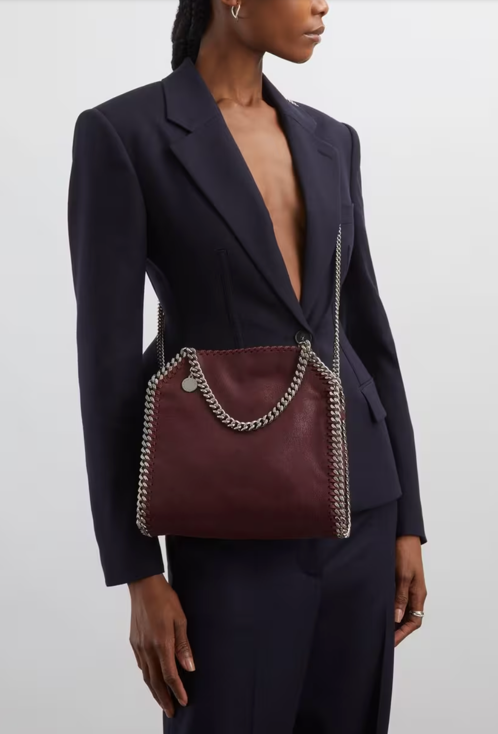 Stella McCartney Falabella Plum Mini Tote Bag