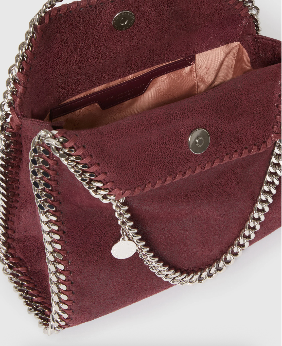 Stella McCartney Falabella Plum Mini Tote Bag