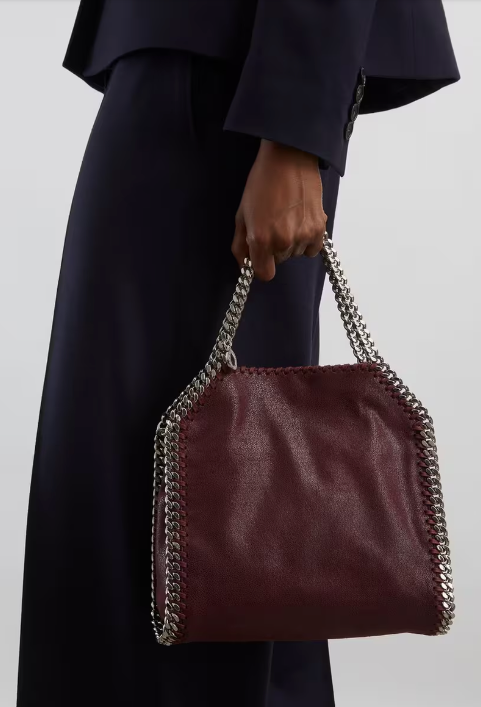 Stella McCartney Falabella Plum Mini Tote Bag