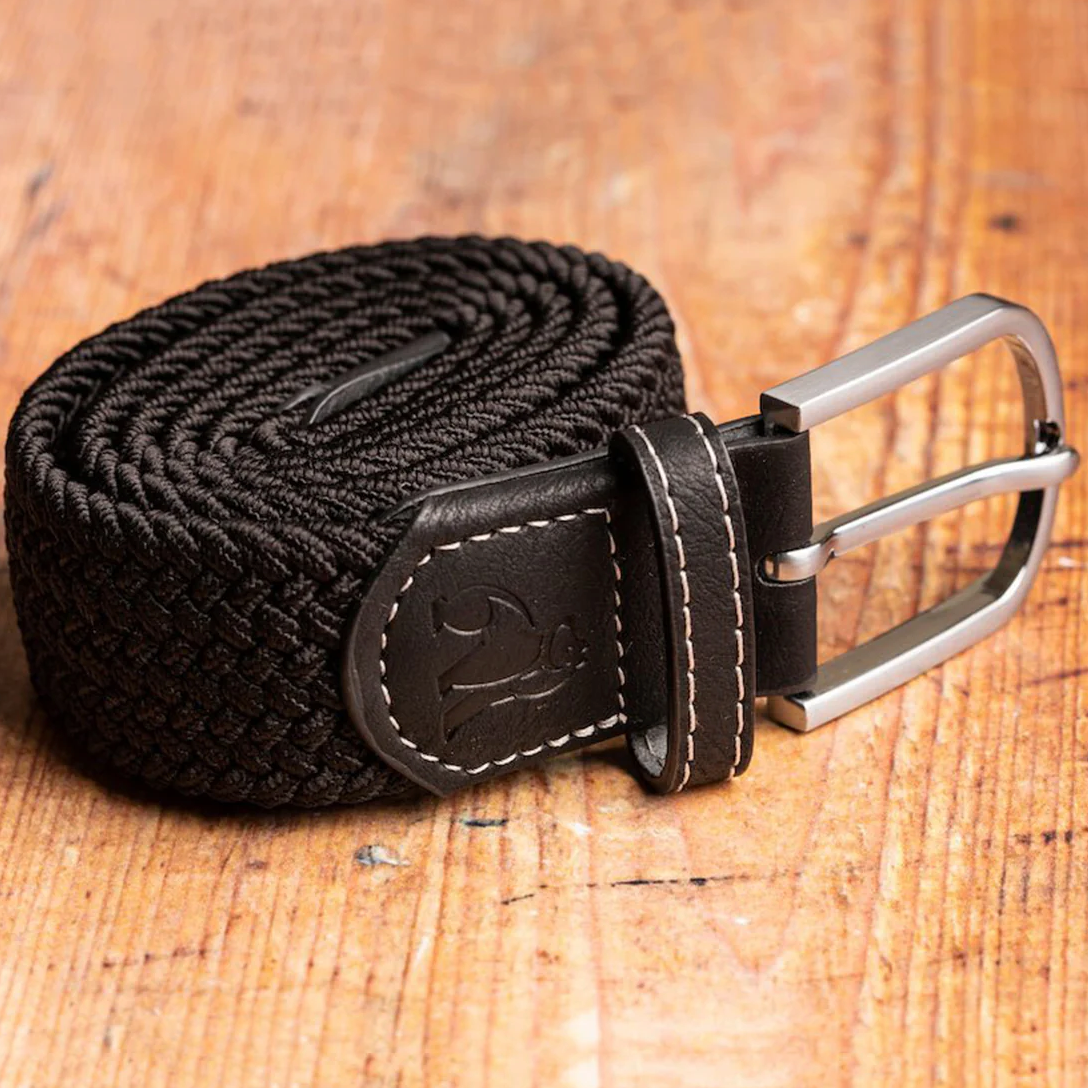 Swole Panda Woven Belt Black