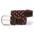 Swole Panda Woven Belt Navy / Orange Spot