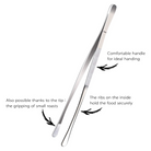 Tangoowal Professional Long-Handled Stainless Steel Cooking Tongs