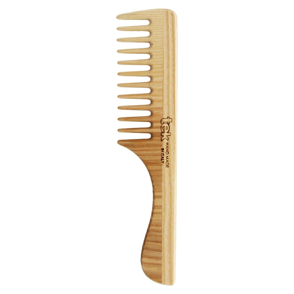 Tek Sparse Tooth Wooden Comb With Handle