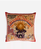 The Power of Love and Liberty Square Velvet Cushion