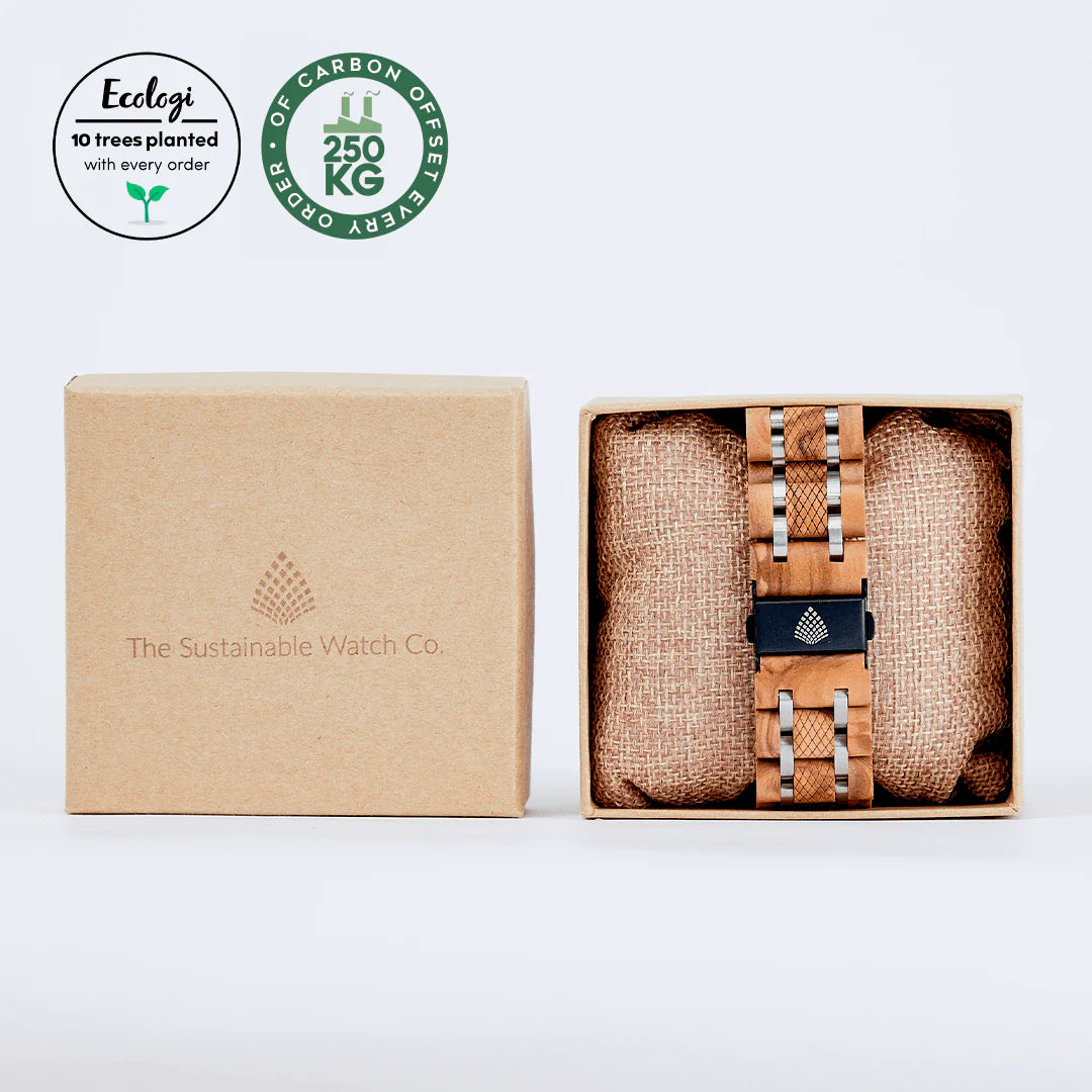 The Sustainable Watch Company The Olive Apple Watch Band