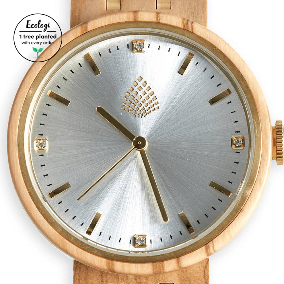 The Sustainable Watch Company The Teak Natural Wood Watch