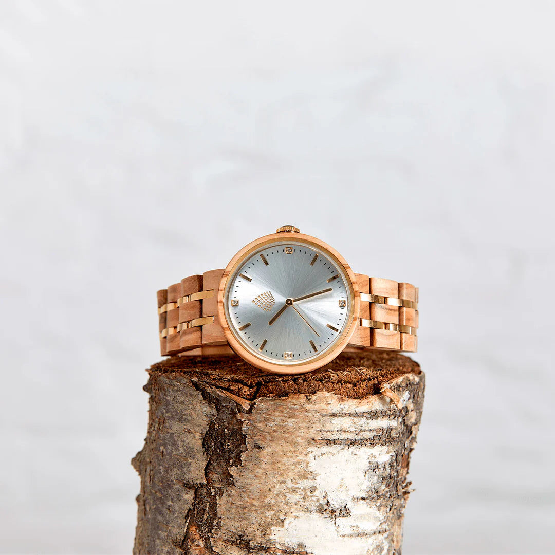 The Sustainable Watch Company The Teak Natural Wood Watch