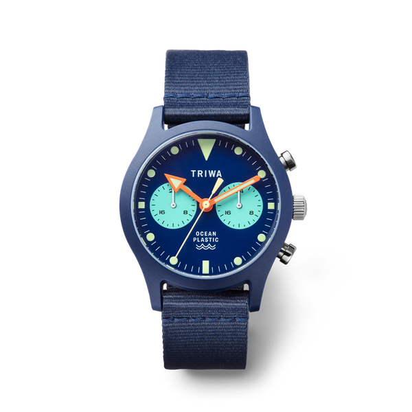 Triwa Ocean Plastic Timer Deep Blue – Ateliers Verts