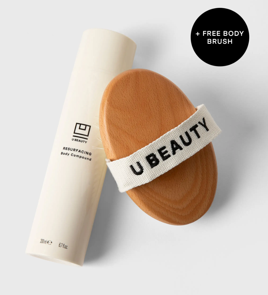 U Beauty Resurfacing Body Compound and Free Dry Brush