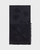 Vilebrequin Beach Towel In Organic Cotton Turtles Jacquard in Black