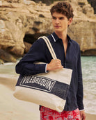 Vilebrequin Cotton Woven Beach Bag