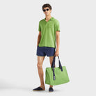 Vilebrequin Men Linen Jersey Polo Shirt Solid