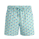 Vilebrequin Men Stretch Short Swim Shorts Micro Ronde Des Tortues Rainbow