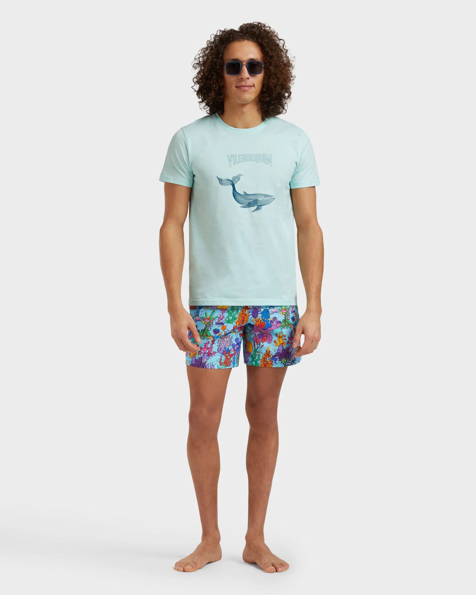Vilebrequin Men Swim Shorts Plantes Aquatiques