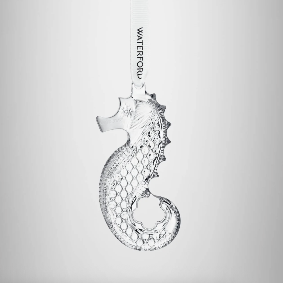 Waterford Christmas Crystal Seahorse Ornament