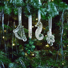 Waterford Christmas Crystal Seahorse Ornament