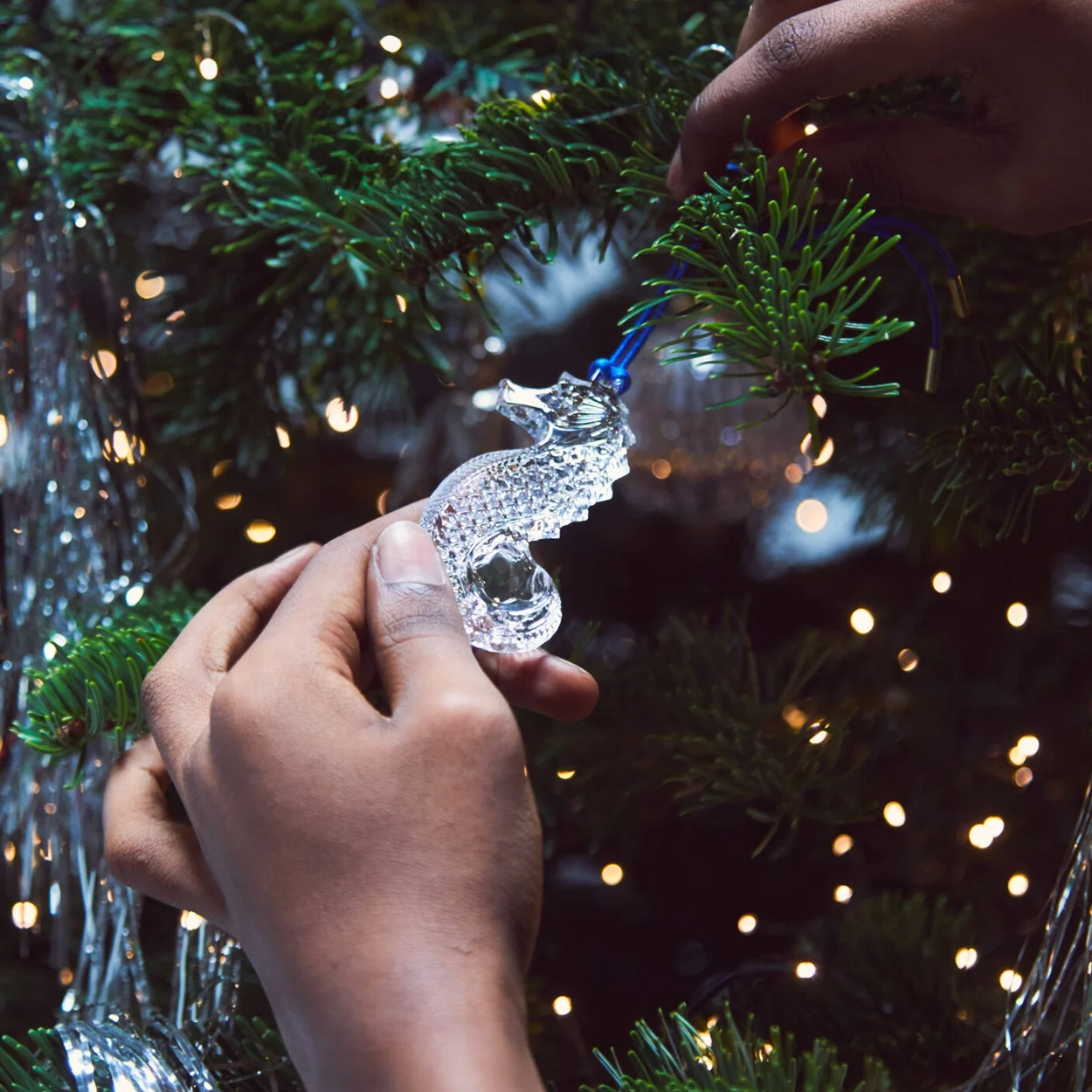 Waterford Christmas Seahorse Ornament