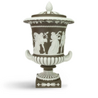 Wedgwood Borghese Vase Marsh Green