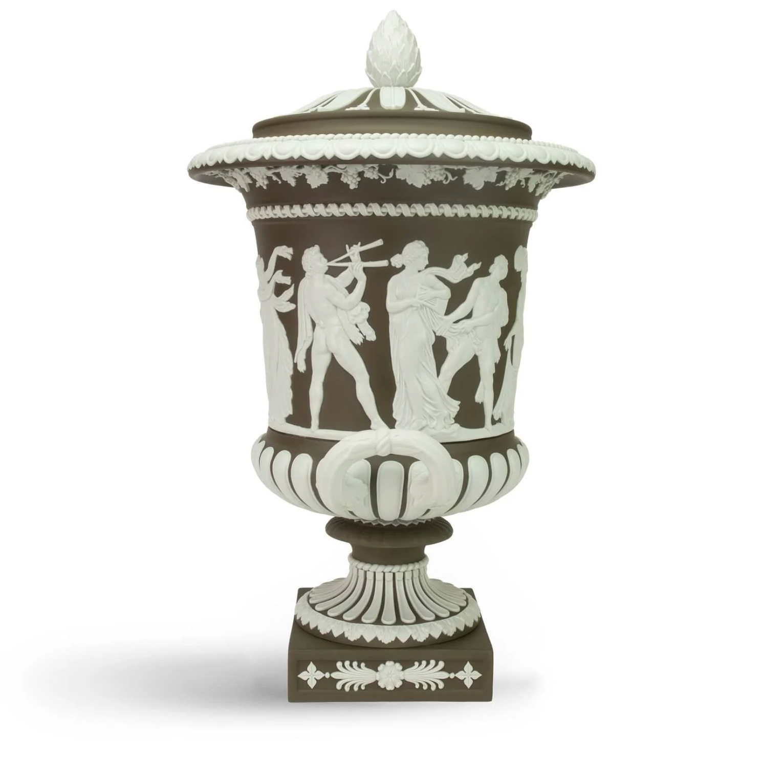 Wedgwood Borghese Vase Marsh Green