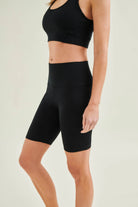 Wellicious Active Shorts High Waist Caviar Black