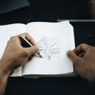 Wingback Fountain Pen in Steel