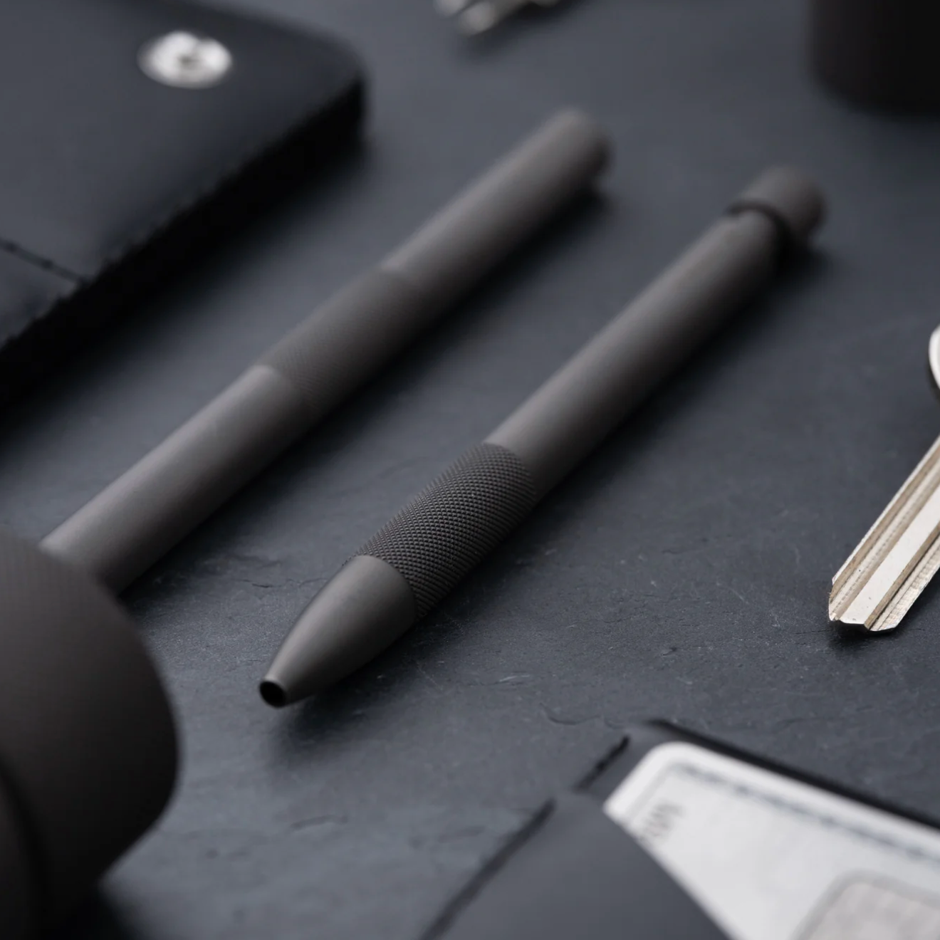 Wingback Mechanical Pen in Matte Titanium