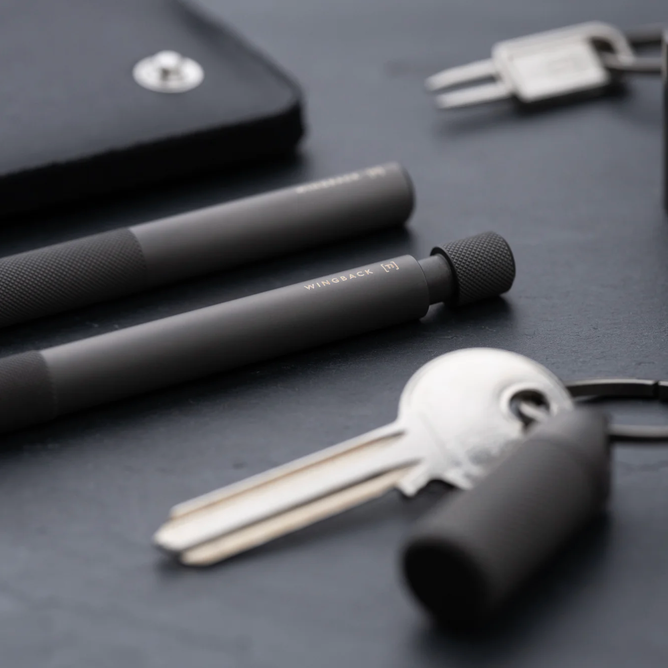 Wingback Mechanical Pen in Matte Titanium