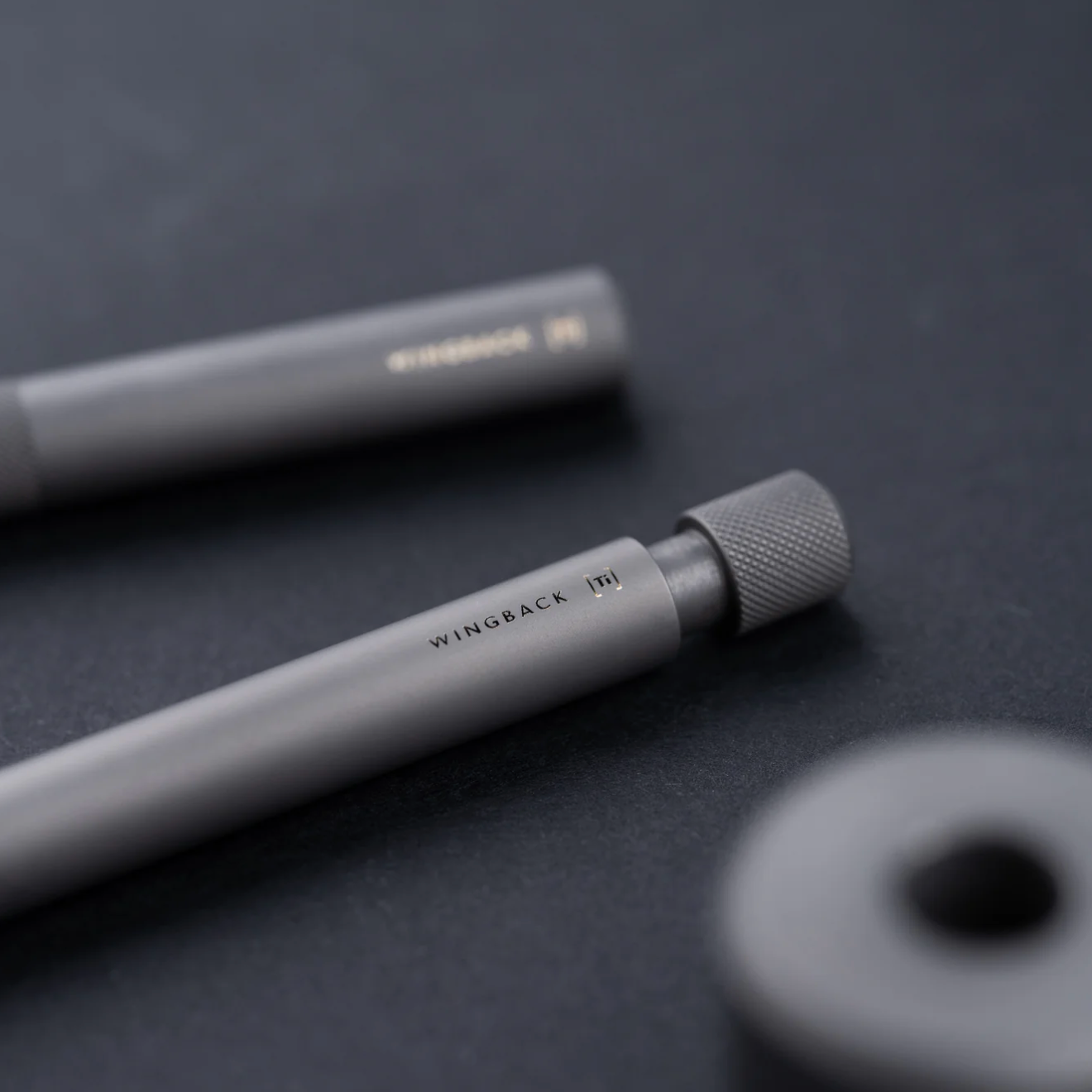 Wingback Mechanical Pen in Matte Titanium
