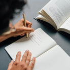 Wingback Medium Refillable Notebook in British Racing Green