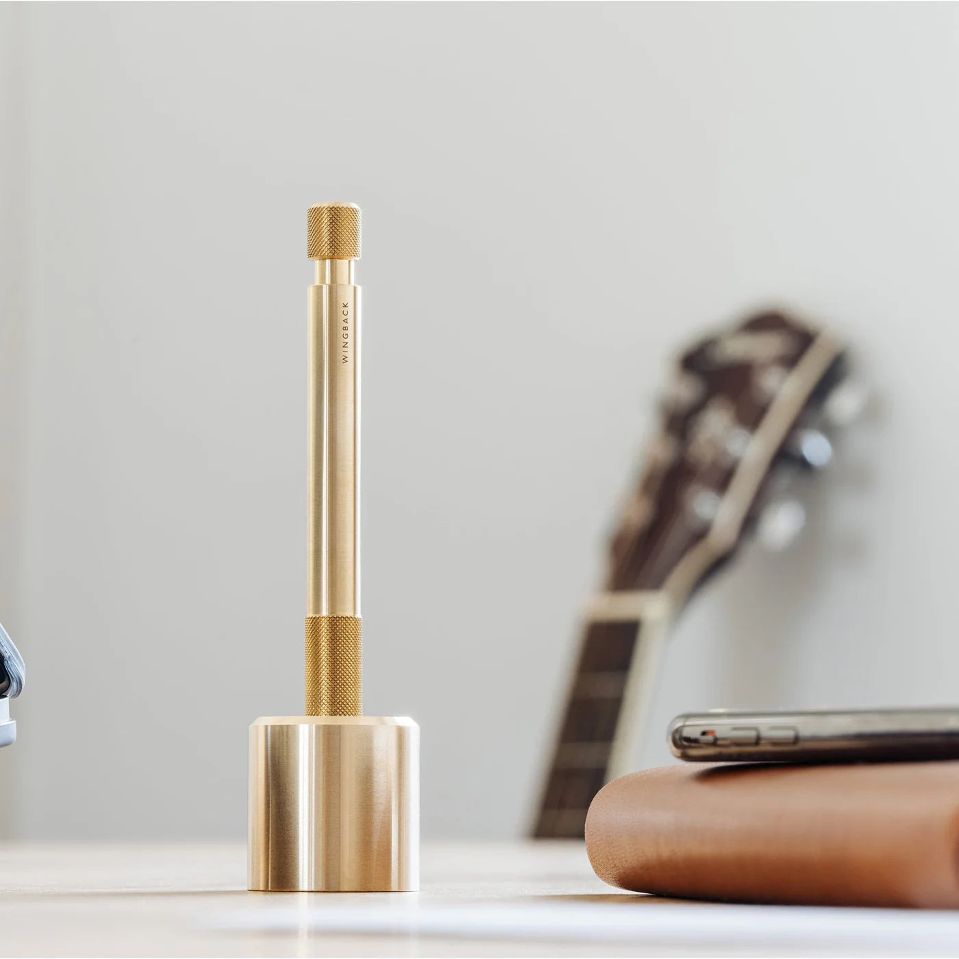 Wingback Pen Holder in Brass