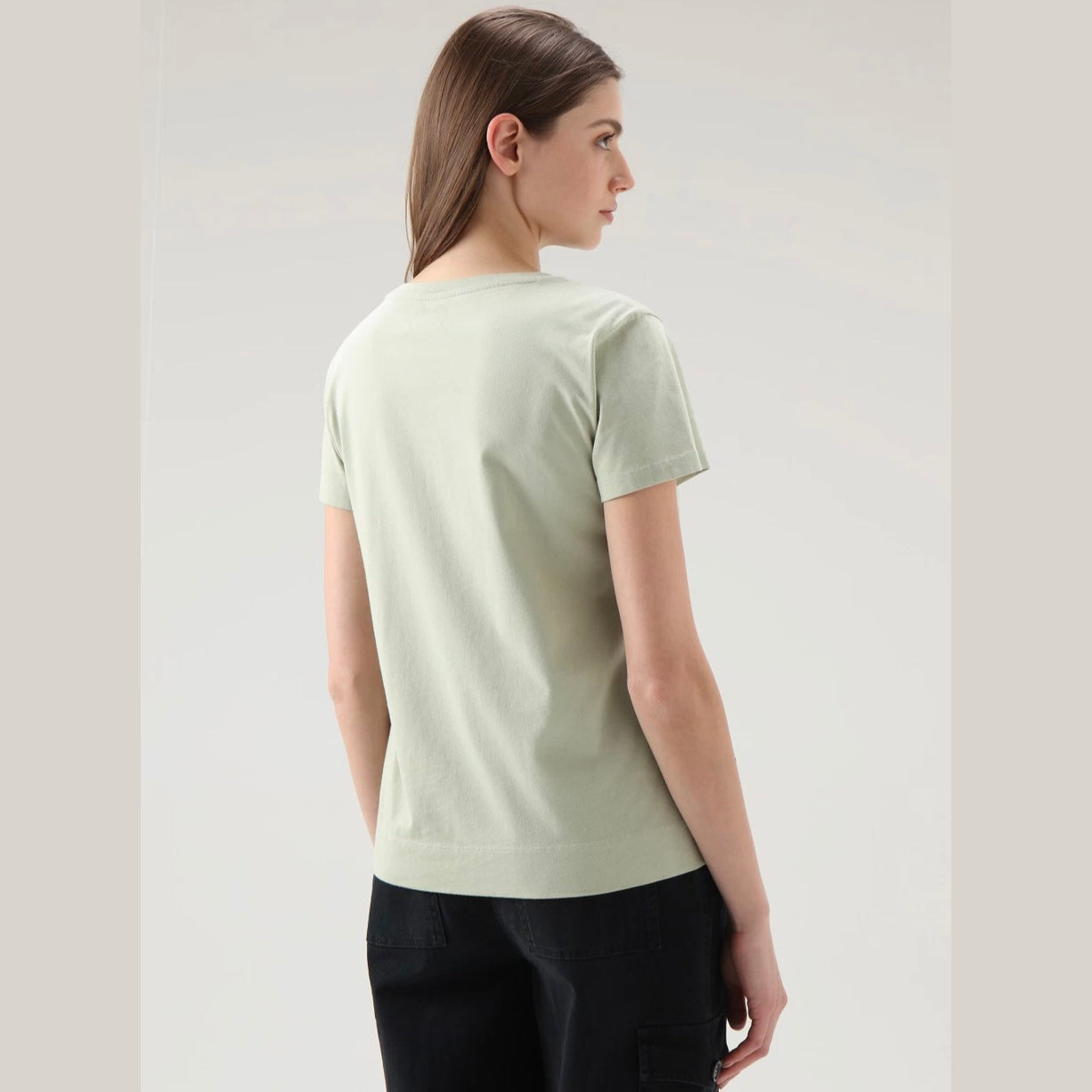 Woolrich Women's Organic Cotton Logo T-Shirt