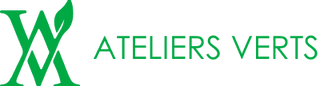 Green Ateliers Verts logo, with text of company name