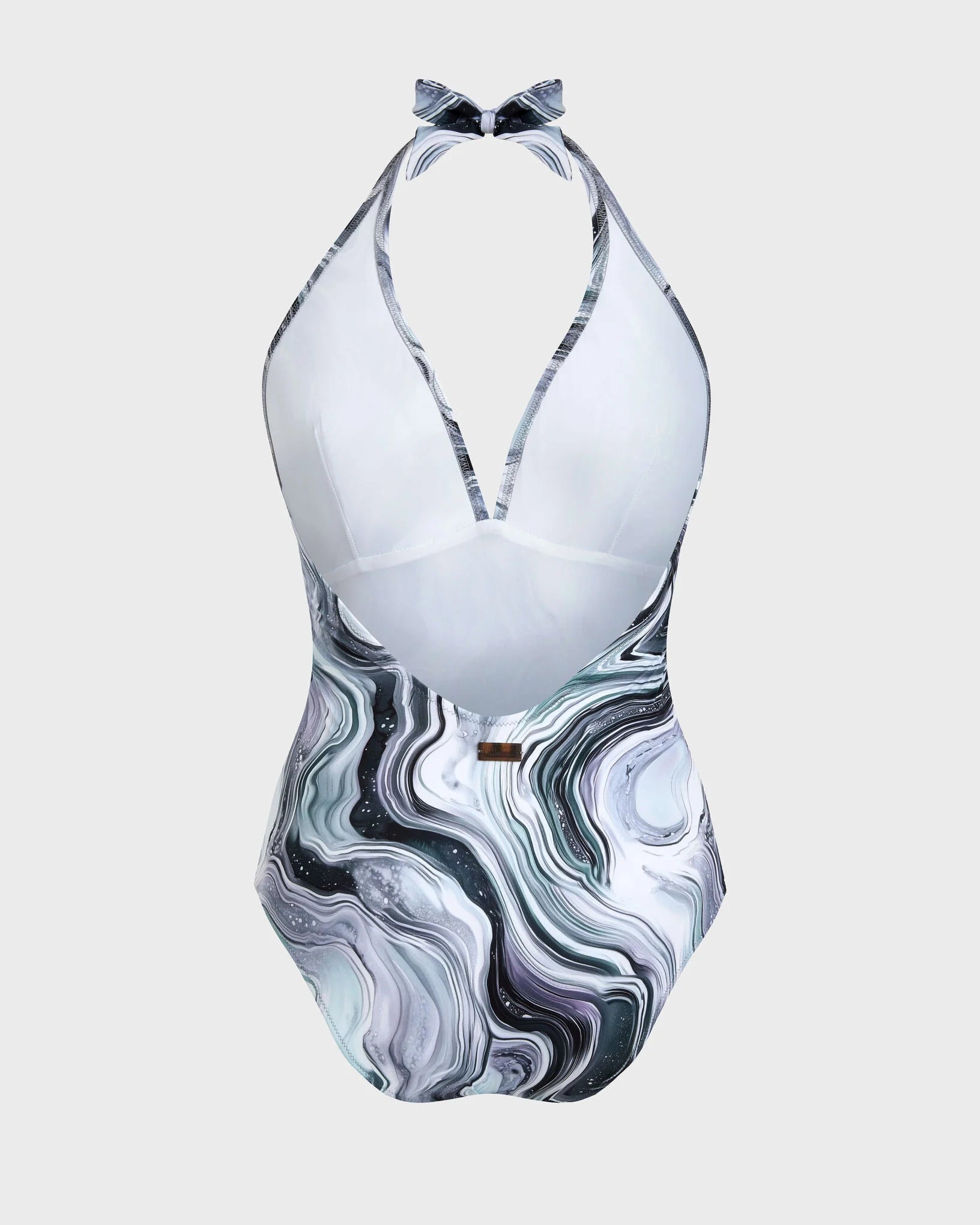 Vilebrequin Women Halter One-piece Swimsuit Marble