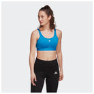 Adidas TLRD Move Training High Support Bra in Bright Blue