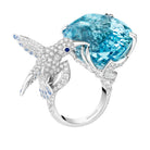 Boucheron Hopi The Hummingbird Ring with Aquamarine