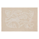 Hermès Yachting Tatoo Savana Dance Beach Towel in Sable and White