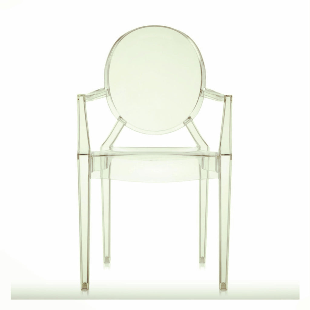 Kartell Re-Transparency Louis Ghost Chair in Transparent Green
