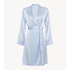 La Perla Azure Silk Short Robe